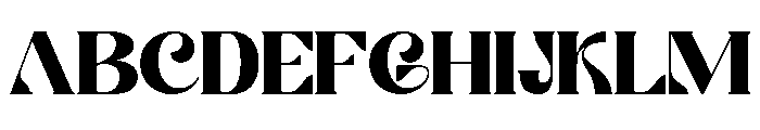 Filoptus Regular Font UPPERCASE