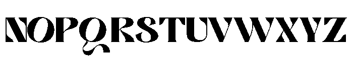 Filoptus Regular Font UPPERCASE