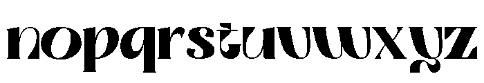 Filoptus Regular Font LOWERCASE