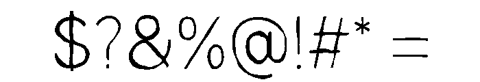 Fimaro Font OTHER CHARS