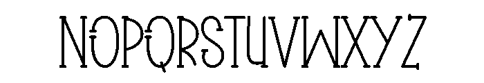 Financial Font LOWERCASE