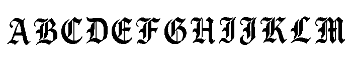 Finch Regular Font UPPERCASE