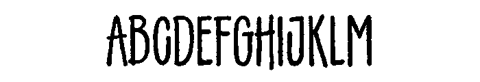 Finder Hunger Regular Font UPPERCASE