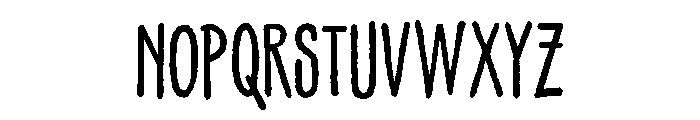 Finder Hunger Regular Font UPPERCASE