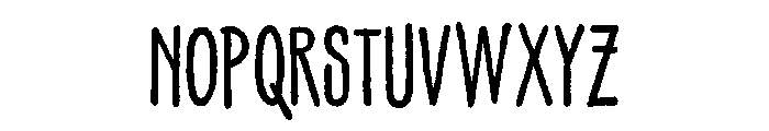 FinderHunger-Regular Font UPPERCASE