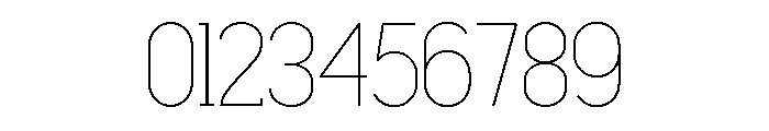 Finderst Thin Font OTHER CHARS
