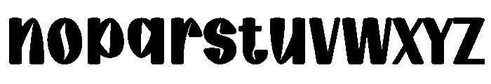 Fine Sand Regular Font LOWERCASE