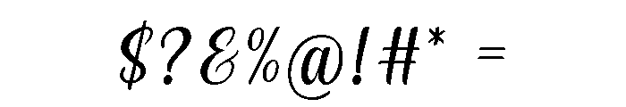 Fineda Font OTHER CHARS