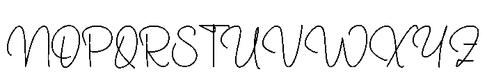 Finger British Font UPPERCASE