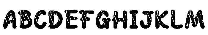 Finger Paint Regular Font UPPERCASE