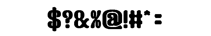 Finger Style Bold Font OTHER CHARS