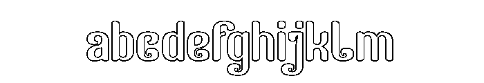 Finger Style-Hollow FONT