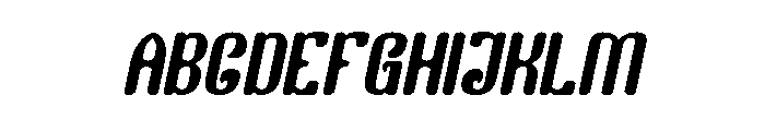 Finger Style Italic Font UPPERCASE