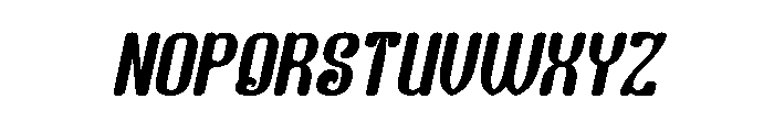 Finger Style Italic Font UPPERCASE
