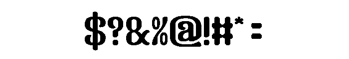 Finger Style Font OTHER CHARS