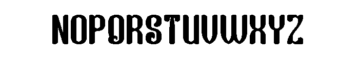 Finger Style Font UPPERCASE