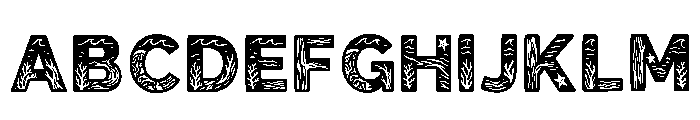 Fingerprint Regular Font UPPERCASE