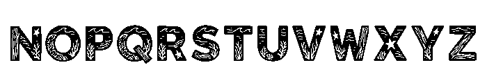 Fingerprint Regular Font UPPERCASE