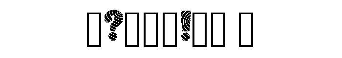Fingerprint Swirl By Sq Regular Font OTHER CHARS