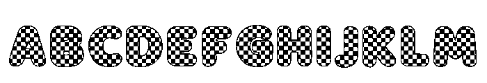 Finish Bubble Regular Font UPPERCASE