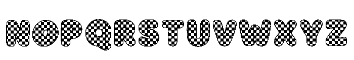 Finish Bubble Regular Font LOWERCASE