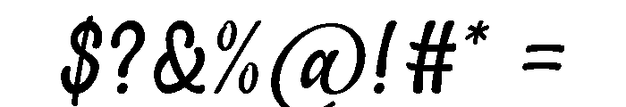 Finkyra Font OTHER CHARS