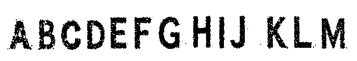 Finn Regular Font UPPERCASE
