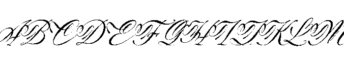 Finytaels Italic Font UPPERCASE