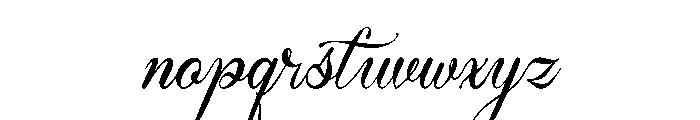 Finytaels Font LOWERCASE