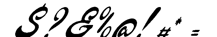 Fioltia Classica Italic Font OTHER CHARS