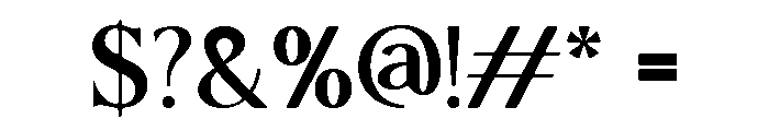 Fiorabela Regular Font OTHER CHARS
