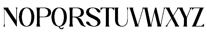 Fioren Regular Font UPPERCASE