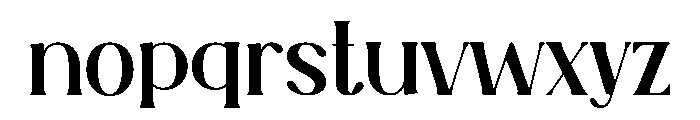 Fioren Regular Font LOWERCASE
