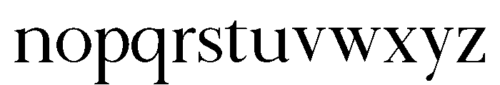 Fiorena Regular Font LOWERCASE