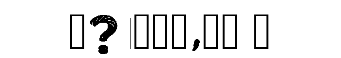 Firda Regular Font OTHER CHARS