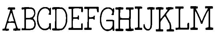 FireBrick Font UPPERCASE