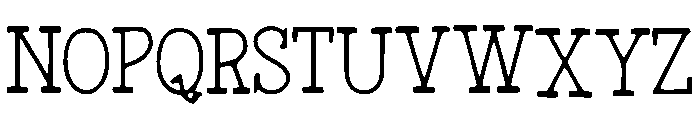 FireBrick Font UPPERCASE