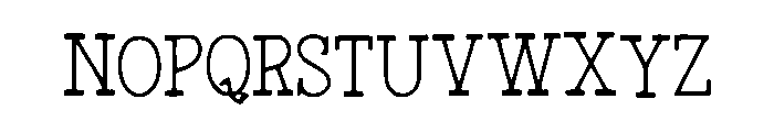 FireBrick Font LOWERCASE
