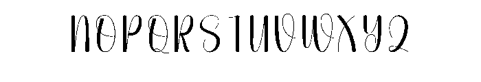 Firefly Font UPPERCASE