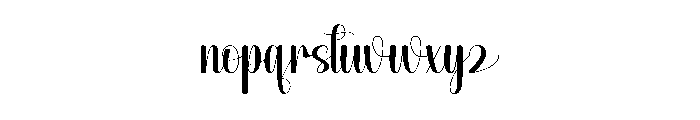 Firefly Font LOWERCASE