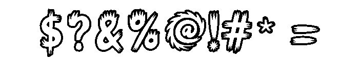 Firestroke Font OTHER CHARS