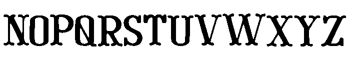 Firewalker Font UPPERCASE
