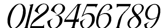 Firorah Italic Font OTHER CHARS