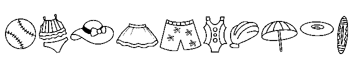First Day Summer Font OTHER CHARS