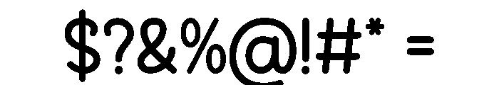 First Funday Regular Font OTHER CHARS