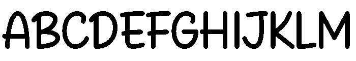 First Funday Regular Font UPPERCASE