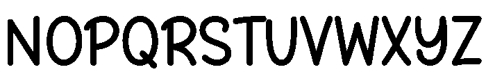 First Funday Regular Font UPPERCASE