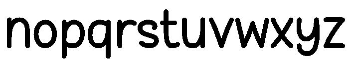 First Funday Regular Font LOWERCASE