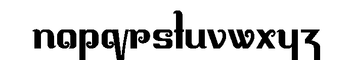 First Love Bold Font LOWERCASE