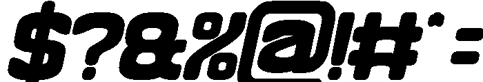 First Point Bold Italic Font OTHER CHARS
